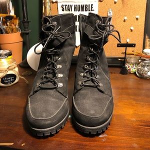 JustFab brand combat boot heels